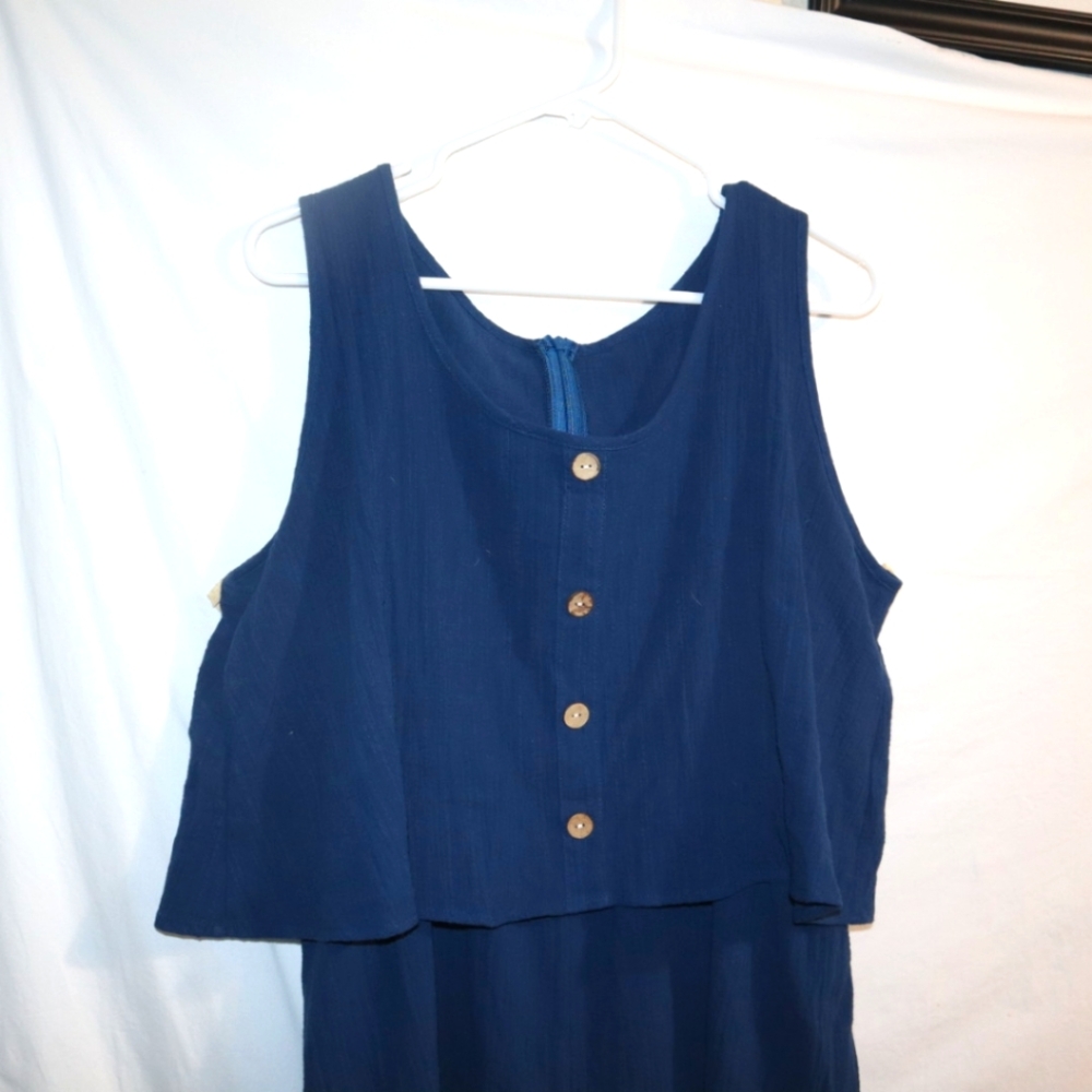 New!! Cupshe Navy Romper Shorts Size Large - Picture 8 of 11